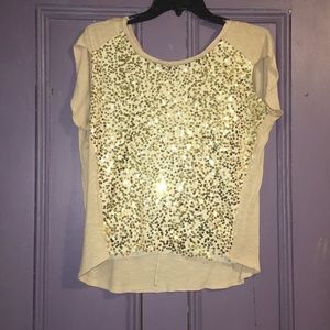 Gold Sequence T-shirt